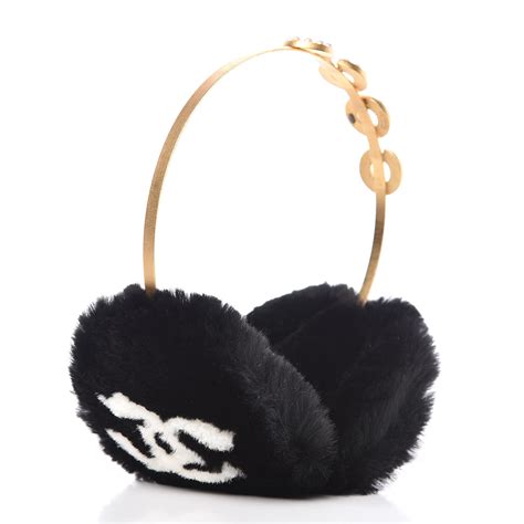 chanel ear muffs|chanel hair clip for sale.